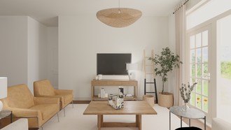 Bohemian, Midcentury Modern Living Room by Havenly Interior Designer Ailen