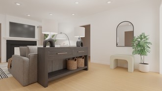 Modern, Bohemian, Minimal Living Room by Havenly Interior Designer Ailen
