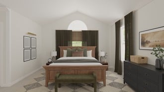 Transitional Bedroom by Havenly Interior Designer Erin