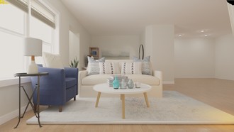 Contemporary, Modern, Coastal, Farmhouse Living Room by Havenly Interior Designer Hannah