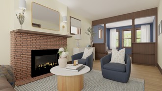 Contemporary Living Room by Havenly Interior Designer Mariana