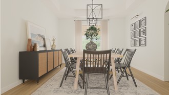 Traditional, Transitional Dining Room by Havenly Interior Designer Sydney