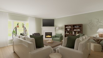 Classic, Transitional, Organic Modern, Warm Transitional Living Room by Havenly Interior Designer Kryket