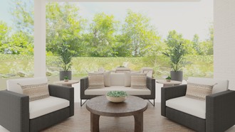 Modern, Global, Inspired Modern, Organic Modern, California Cool Outdoor Space by Havenly Interior Designer Kryket