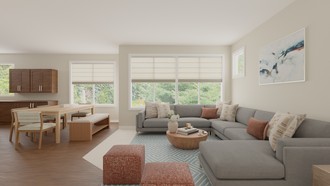 Modern, Minimal, Scandinavian Living Room by Havenly Interior Designer Florencia