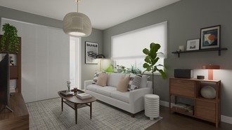 Midcentury Modern Living Room by Havenly Interior Designer Andrea