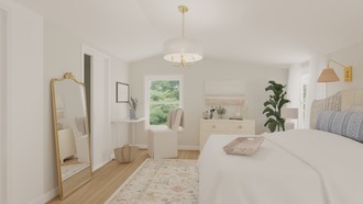 Coastal, Transitional Bedroom by Havenly Interior Designer Amy