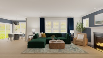 Living Room by Havenly Interior Designer Cait