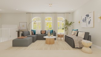 Modern, Classic, Bohemian, Transitional Living Room by Havenly Interior Designer Candice