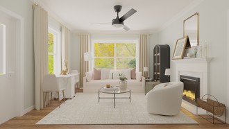 Modern, Transitional, Minimal, Inspired Modern, Organic Modern Living Room by Havenly Interior Designer Kayla