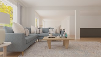 Contemporary, Coastal, Organic Modern, California Cool Living Room by Havenly Interior Designer Hannah
