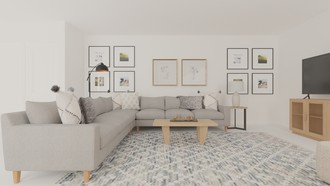 Contemporary, Organic Modern, California Cool Living Room by Havenly Interior Designer Hannah