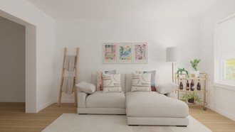 Contemporary Living Room by Havenly Interior Designer Hannah