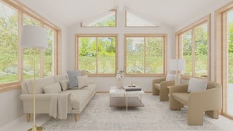Classic, Transitional Living Room by Havenly Interior Designer Mikaela