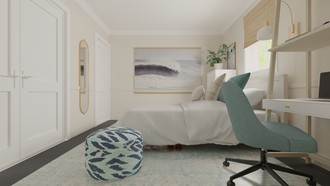 Bohemian, Coastal Bedroom by Havenly Interior Designer Amanda