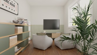 Transitional Playroom by Havenly Interior Designer Paulina