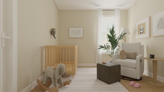 Classic, Scandinavian Nursery by Havenly Interior Designer Amy