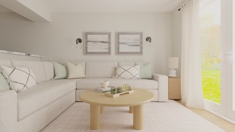 Contemporary, Organic Modern, California Cool Living Room by Havenly Interior Designer Hannah