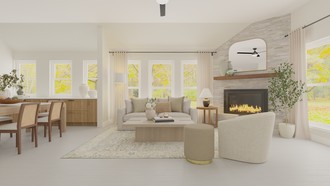 Modern, Transitional Living Room by Havenly Interior Designer Paulina