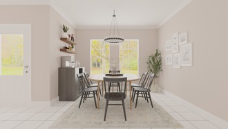 Contemporary, Industrial, Organic Modern Dining Room by Havenly Interior Designer Hannah