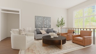 Modern, Classic, Transitional, Midcentury Modern, Minimal Living Room by Havenly Interior Designer Amanda