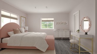 Modern, Glam, Global Bedroom by Havenly Interior Designer Ana
