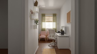 Contemporary, Bohemian Office by Havenly Interior Designer Faith