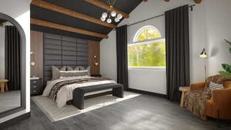 Contemporary, Bohemian Bedroom by Havenly Interior Designer Carla