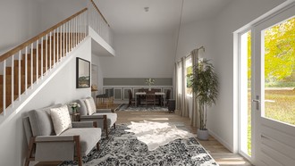 Contemporary, Transitional, Classic Contemporary, Warm Transitional Entryway by Havenly Interior Designer Faith