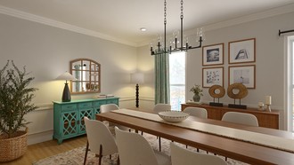 Traditional, Farmhouse Dining Room by Havenly Interior Designer Rocío