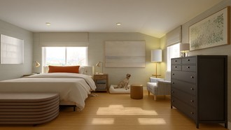Parisian Modern, Organic Modern Bedroom by Havenly Interior Designer Philippa