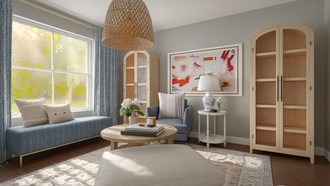 Contemporary, Coastal, Transitional, Country, Inspired Modern Living Room by Havenly Interior Designer Kayla