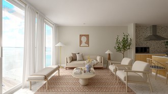 Minimal, Scandinavian Living Room by Havenly Interior Designer Sebastian