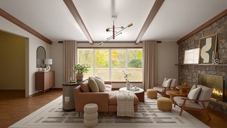 Organic Modern Living Room by Havenly Interior Designer Tracy