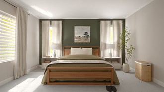 Warm Transitional Bedroom by Havenly Interior Designer Alejandra