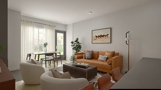 Southwest Inspired Living Room by Havenly Interior Designer Marcela