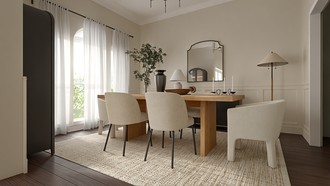 Coastal, Classic Coastal Dining Room by Havenly Interior Designer Natalia