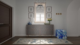 Transitional Entryway by Havenly Interior Designer Erin