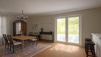 Organic Modern, Modern Cottage, Traditional Charm Dining Room by Havenly Interior Designer Alycia