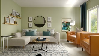 Classic, Transitional Living Room by Havenly Interior Designer Lydia