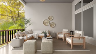Transitional Outdoor Space by Havenly Interior Designer Alejandra