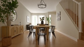 Farmhouse, Transitional Dining Room by Havenly Interior Designer Natalia