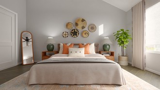 Classic Coastal, Artful Eclectic Bedroom by Havenly Interior Designer Valeria