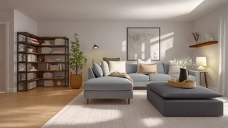 Transitional Living Room by Havenly Interior Designer Andrea