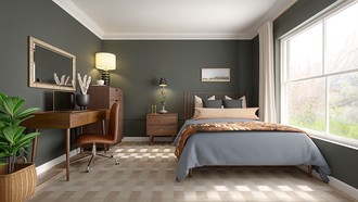 Midcentury Modern Bedroom by Havenly Interior Designer Stephanie