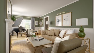 Classic, Traditional, Preppy, New Classic Living Room by Havenly Interior Designer Trenton