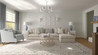 Classic, Coastal Living Room by Havenly Interior Designer Jaime
