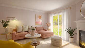 Contemporary Living Room by Havenly Interior Designer Ana