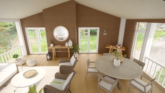 Modern Cottage Outdoor Space by Havenly Interior Designer Lina