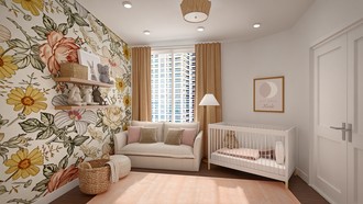 Modern, Farmhouse, Midcentury Scandi Nursery by Havenly Interior Designer Rocío